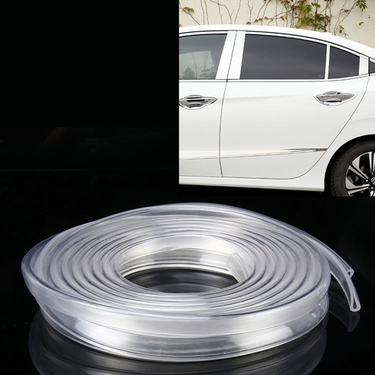 5.6m Car Decorative Strip Rubber Chrome Decoration Strip Door Seal Window Seal, 5.6m Black, 5.6m Red, 5.6m Transparent - HoMEdemic™ 