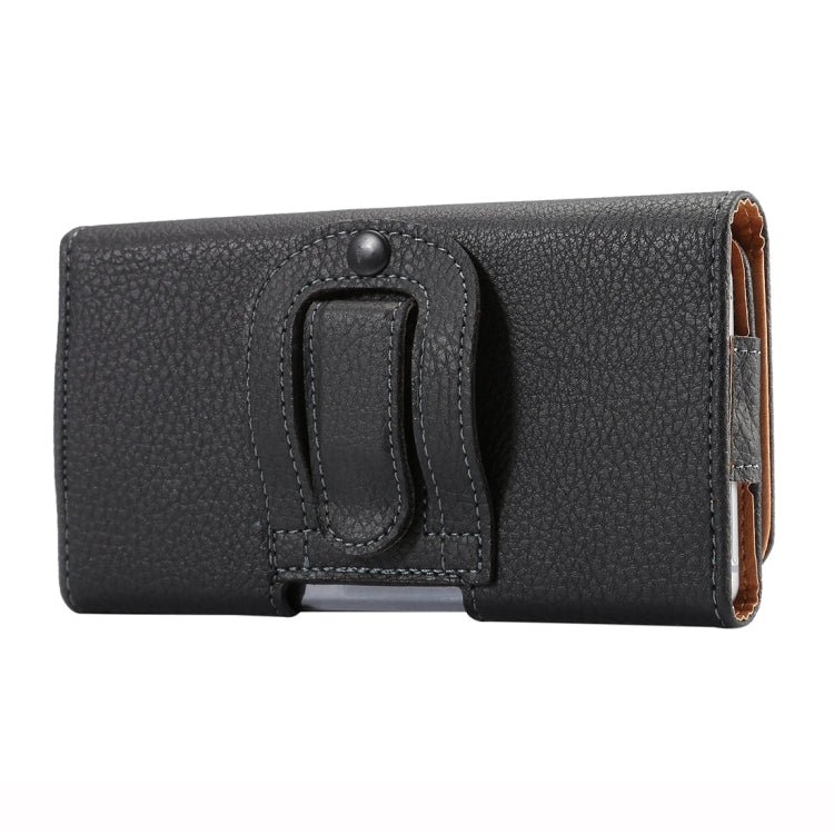 5.7 inch Litchi Texture Vertical Flip Thwartwise Leather Case / Waist Bag for Galaxy S8+ / S9+ / Note 8, iPhone 8 Plus / 7 Plus(Black), For Galaxy Note 5 & Galaxy S7 Plus & Galaxy Note 4 / N910 - HoMEdemic™ 