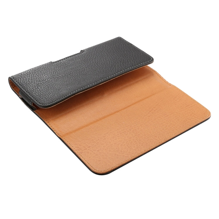 5.7 inch Litchi Texture Vertical Flip Thwartwise Leather Case / Waist Bag for Galaxy S8+ / S9+ / Note 8, iPhone 8 Plus / 7 Plus(Black), For Galaxy Note 5 & Galaxy S7 Plus & Galaxy Note 4 / N910 - HoMEdemic™ 
