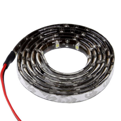 5 PCS 1.7W 60 LED 3528 SMD Waterproof Flexible Car Strip Light, DC 12V, Length: 1m, White Light, Blue Light - HoMEdemic™ 