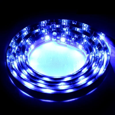 5 PCS 1.7W 60 LED 3528 SMD Waterproof Flexible Car Strip Light, DC 12V, Length: 1m, White Light, Blue Light - HoMEdemic™ 