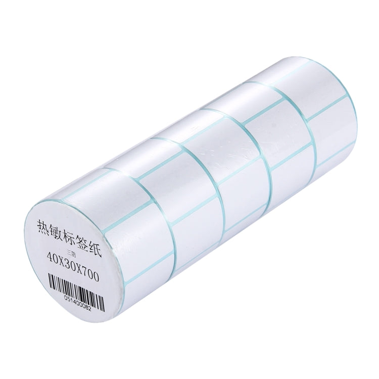 5 PCS 40*30mm 700 Label Thermal Sticker Barcode Papers - HoMEdemic™ 