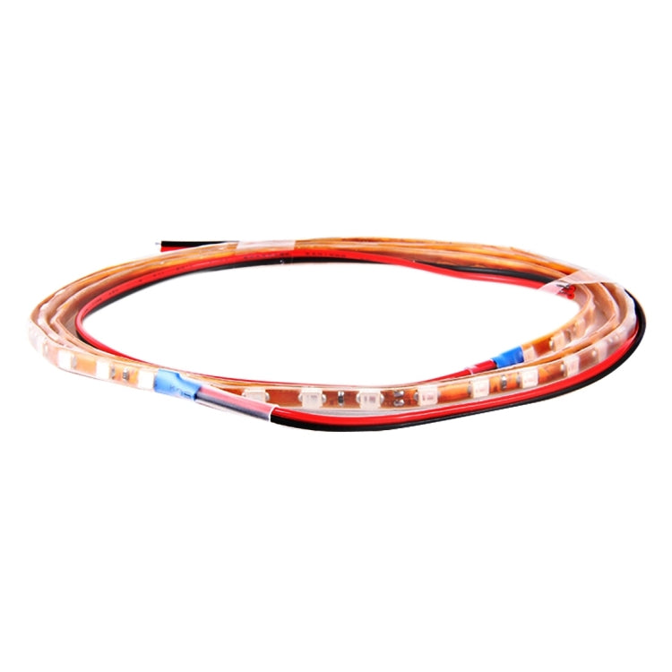 5 PCS 45 LED 3528 SMD Waterproof Flexible Car Strip Light for Car Decoration, DC 12V, Length: 90cm, 90cm+yellow, 90cm+pink, 90cm+green, 90cm+ice blue, 90cm+blue, 90cm+red, 90cm+white - HoMEdemic™ 