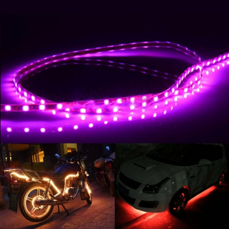 5 PCS 45 LED 3528 SMD Waterproof Flexible Car Strip Light for Car Decoration, DC 12V, Length: 90cm, 90cm+yellow, 90cm+pink, 90cm+green, 90cm+ice blue, 90cm+blue, 90cm+red, 90cm+white - HoMEdemic™ 
