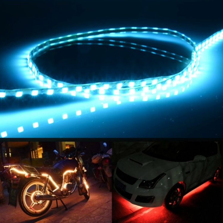 5 PCS 45 LED 3528 SMD Waterproof Flexible Car Strip Light for Car Decoration, DC 12V, Length: 90cm, 90cm+yellow, 90cm+pink, 90cm+green, 90cm+ice blue, 90cm+blue, 90cm+red, 90cm+white - HoMEdemic™ 