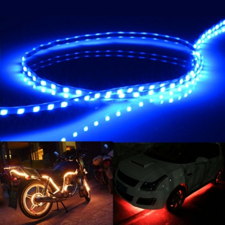 5 PCS 45 LED 3528 SMD Waterproof Flexible Car Strip Light for Car Decoration, DC 12V, Length: 90cm, 90cm+yellow, 90cm+pink, 90cm+green, 90cm+ice blue, 90cm+blue, 90cm+red, 90cm+white - HoMEdemic™ 