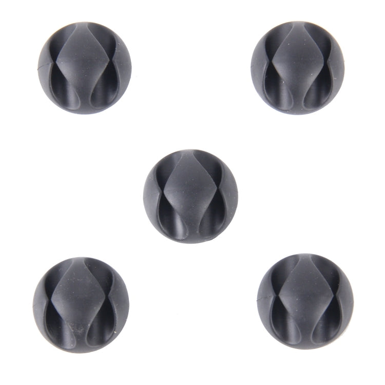 5 PCS Double Hole Cable Clips, Cable Management System and Cord Organizer Solution, 5 PCS Double Cable Clips(Black) - HoMEdemic™ 