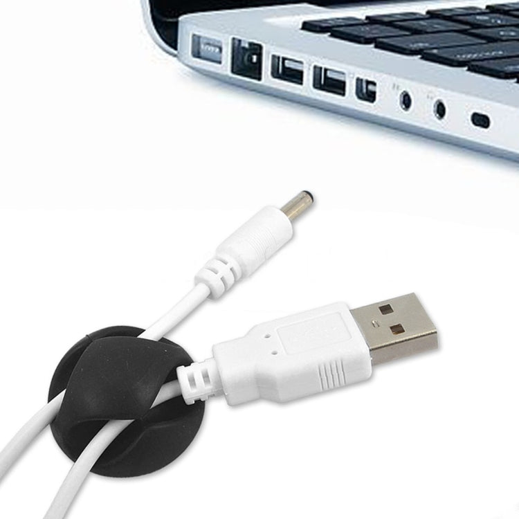 5 PCS Double Hole Cable Clips, Cable Management System and Cord Organizer Solution, 5 PCS Double Cable Clips(Black) - HoMEdemic™ 
