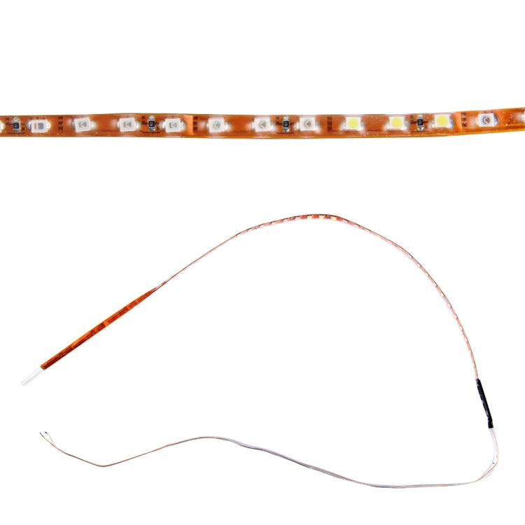 5 PCS Flow Style 45 LED 3528 SMD Waterproof Flexible Car Strip Light for Car Decoration, DC 12V, Length: 90cm, 90cm Blue, 90cm Pink, 90cm Green, 90cm Ice blue, 90cm Red, 90cm White, 90cm Yellow - HoMEdemic™ 