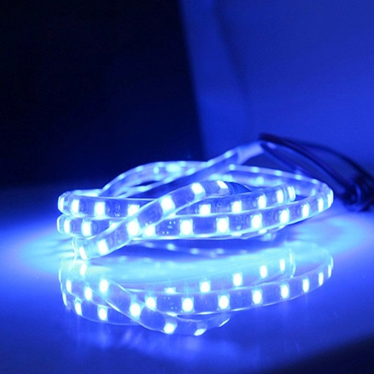 5 PCS Flow Style 45 LED 3528 SMD Waterproof Flexible Car Strip Light for Car Decoration, DC 12V, Length: 90cm, 90cm Blue, 90cm Pink, 90cm Green, 90cm Ice blue, 90cm Red, 90cm White, 90cm Yellow - HoMEdemic™ 