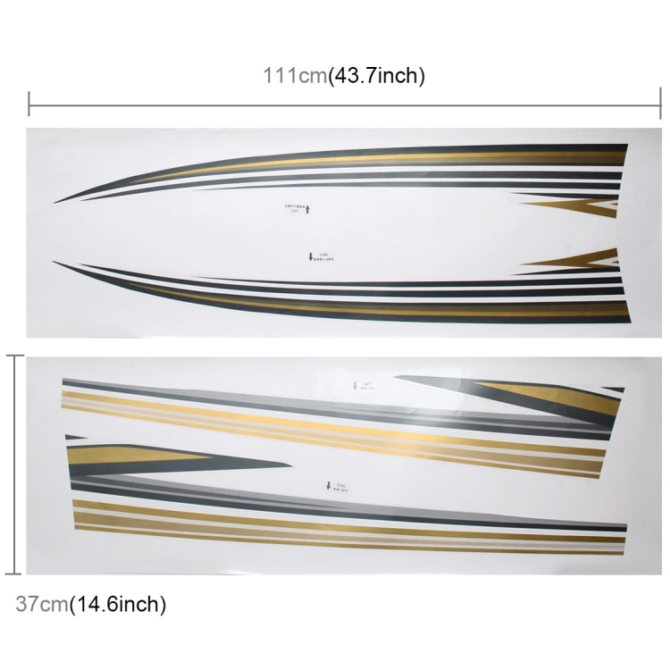 5 PCS SUV Body Decorative Strip Brand Car Streamline Shining Sticker for Toyota Prado 2010 Version, For 2010 Version Prado - HoMEdemic™ 