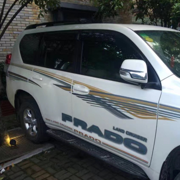 5 PCS SUV Body Decorative Strip Brand Car Streamline Shining Sticker for Toyota Prado 2010 Version, For 2010 Version Prado - HoMEdemic™ 