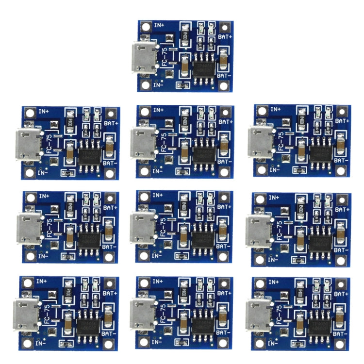 5 PCS TP4056 Charging Board Module Micro USB Interface Microphone USB for 1A Lithium Battery - HoMEdemic™ 