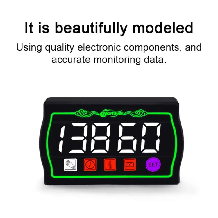 5 in 1 Ambient Temperature Tachometer Morfayer Locomotive Intelligent Multi-function Tachometer - HoMEdemic™ 