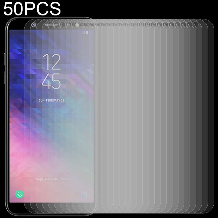 50 PCS 0.26mm 9H 2.5D Tempered Glass Film for Galaxy A6+ (2018), For Galaxy A6+ (2018) - HoMEdemic™ 