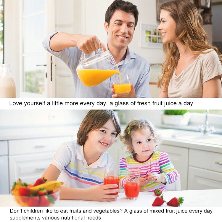 500ml Mini Portable Electric Juicer Cup USB Rechargeable Juicer Blender Maker Shaker Squeezers Fruit Orange Juice Extractor(Pink) - HoMEdemic™ 