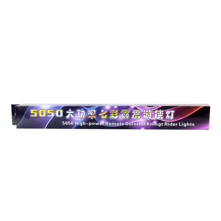 5050 20W 48 LED RGB Car Truck Remote Colorful Knight Rider LED Strobe Scanner Flash Strip Light, DC 12V  Cable Length: 130cm, 0 - HoMEdemic™ 