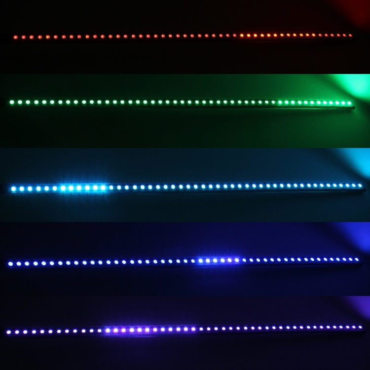 5050 20W 48 LED RGB Car Truck Remote Colorful Knight Rider LED Strobe Scanner Flash Strip Light, DC 12V  Cable Length: 130cm, 0 - HoMEdemic™ 
