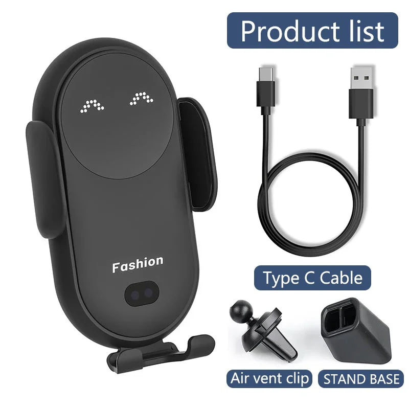 50W Ultra-Fast Wireless Car Charger with Auto-Mount Holder - HoMEdemic™ 