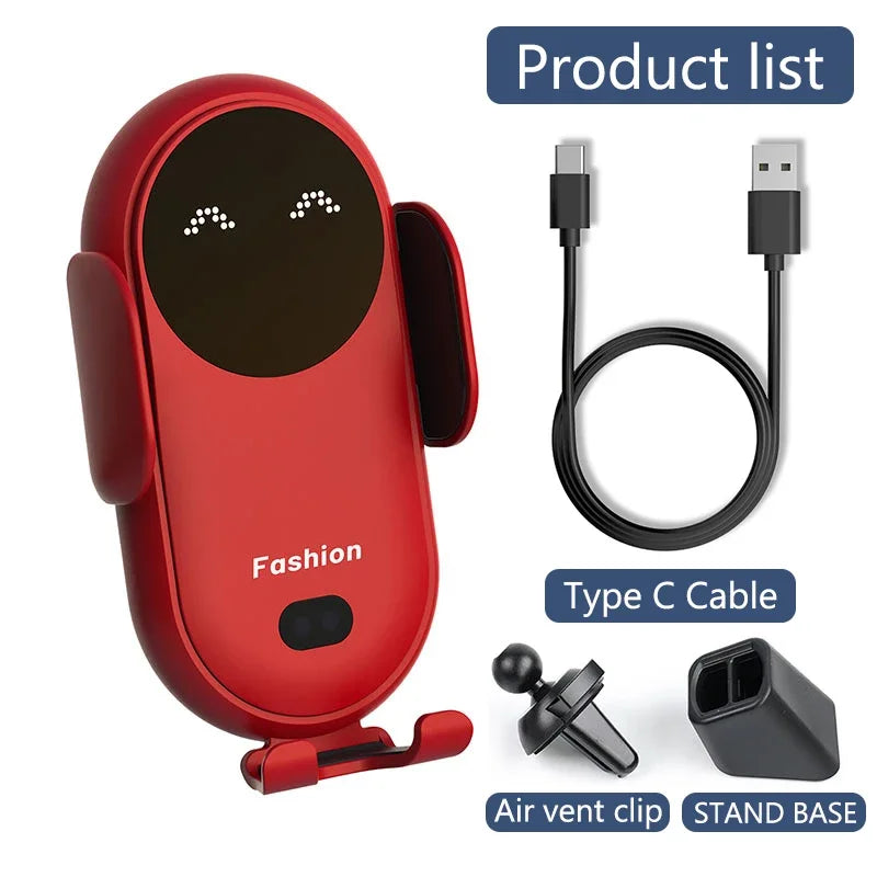 50W Ultra-Fast Wireless Car Charger with Auto-Mount Holder - HoMEdemic™ 
