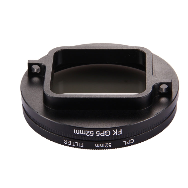52mm 3 in 1 Round Circle CPL Lens Filter with Cap for GoPro HERO7 Black/6 /5 - HoMEdemic™ 