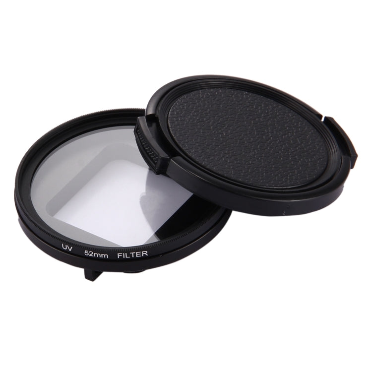 52mm 3 in 1 Round Circle UV Lens Filter with Cap for GoPro HERO7 Black/6 /5 - HoMEdemic™ 