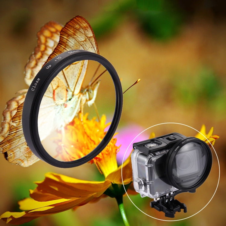 58mm 2 in 1 10X Close-Up Lens Filter for GoPro HERO7 Black/6 /5 - HoMEdemic™ 