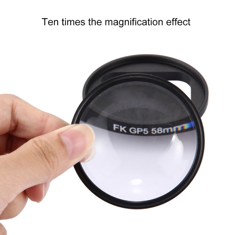 58mm 2 in 1 10X Close-Up Lens Filter for GoPro HERO7 Black/6 /5 - HoMEdemic™ 