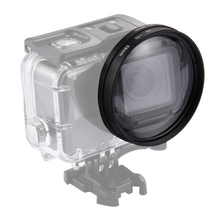 58mm 2 in 1 10X Close-Up Lens Filter for GoPro HERO7 Black/6 /5 - HoMEdemic™ 