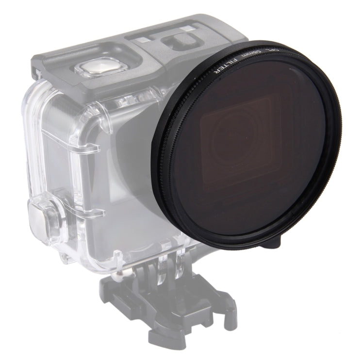 58mm 3 in 1 Round Circle CPL Lens Filter with Cap for GoPro HERO7 Black/6 /5 - HoMEdemic™ 
