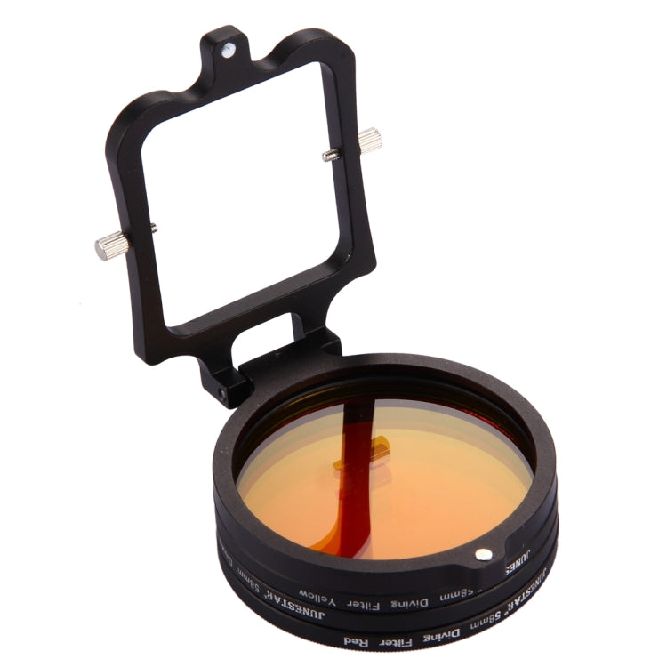 58mm Yellow + Red + Purple Diving Lens Filter for GoPro HERO7 Black/6 /5 - HoMEdemic™ 