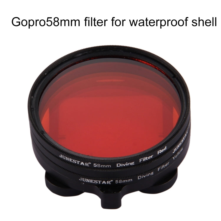58mm Yellow + Red + Purple Diving Lens Filter for GoPro HERO7 Black/6 /5 - HoMEdemic™ 