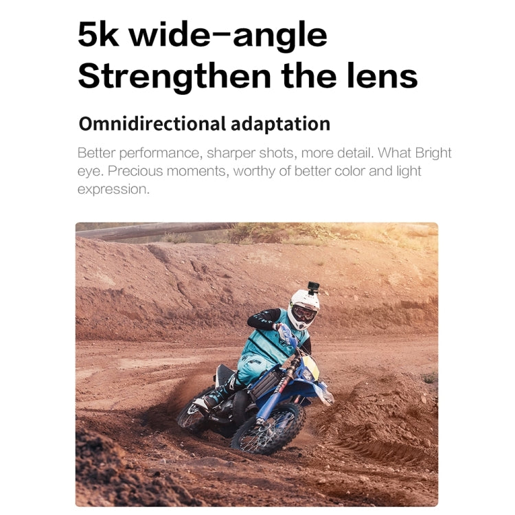 5K/30FPS WIFI HD Anti-Shake Remote Touch Dual-Screen IP68 Waterproof Sports Camera, Style: Camera + 64G Card - HoMEdemic™ 