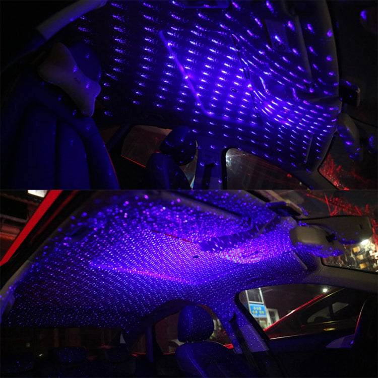 5V 0.1W IPX4 Car Rotating Star Lights Starry Sky Atmosphere Lamp, C-206 (Blue Light), C-206 (Red Light) - HoMEdemic™ 