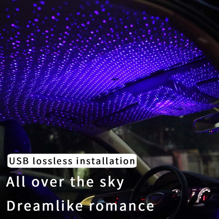 5V 0.1W IPX4 Car Rotating Star Lights Starry Sky Atmosphere Lamp, C-206 (Blue Light), C-206 (Red Light) - HoMEdemic™ 