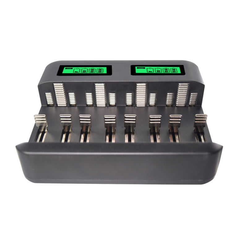 5V 2A USB 8 Slot Battery Charger for AA & AAA & C / D Battery, with LCD Display - HoMEdemic™ 