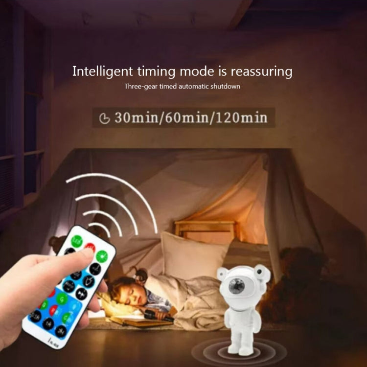 5W Astronaut Starry Sky Projection Lamp USB Night Light (White) - HoMEdemic™ 