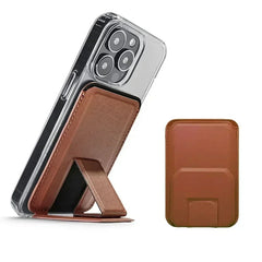 MagSafe Leather Wallet Case with Hidden Stand for iPhone 15/14/13 Pro Max - HoMEdemic™ 