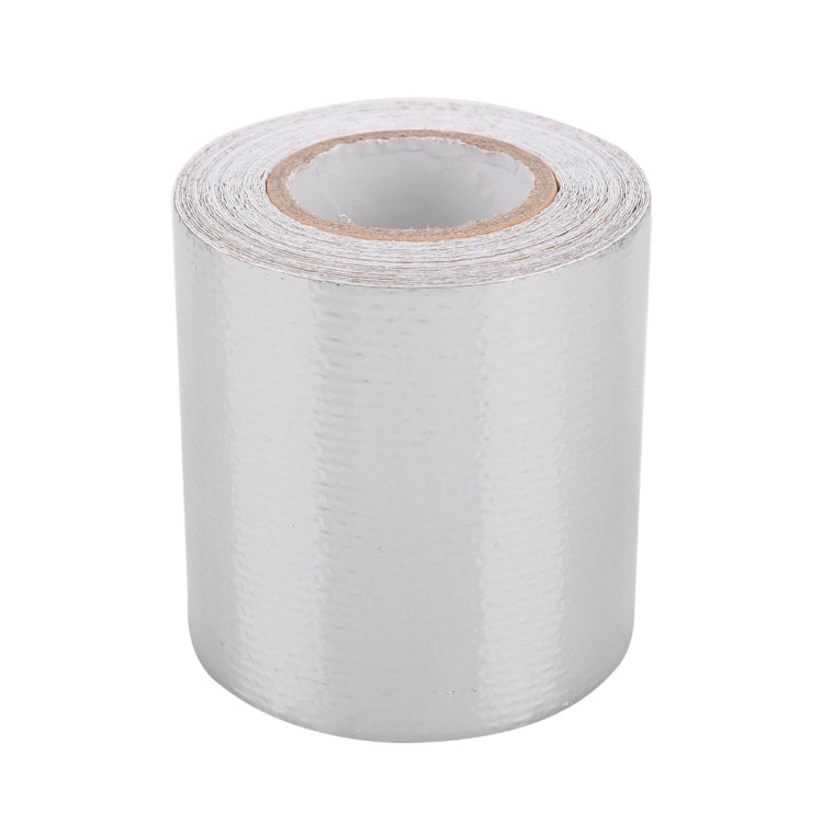 5m Exhaust Wrap Auto Motor Exhaust Heat Shield Aluminum Foil Paper Heat Resistant Wrap (Silver) - HoMEdemic™ 