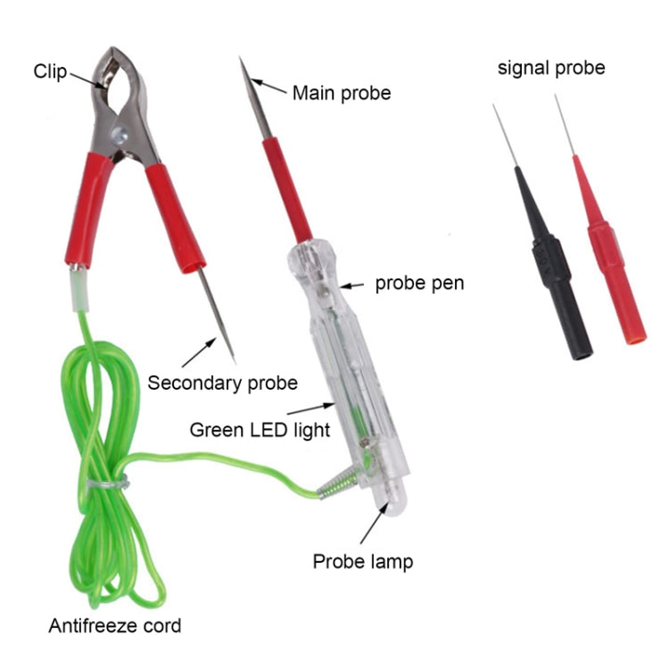 5pcs /Set Automotive Maintenance Test Pen Set Multifunctional Electricity Measuring Tester Light Tool - HoMEdemic™ 