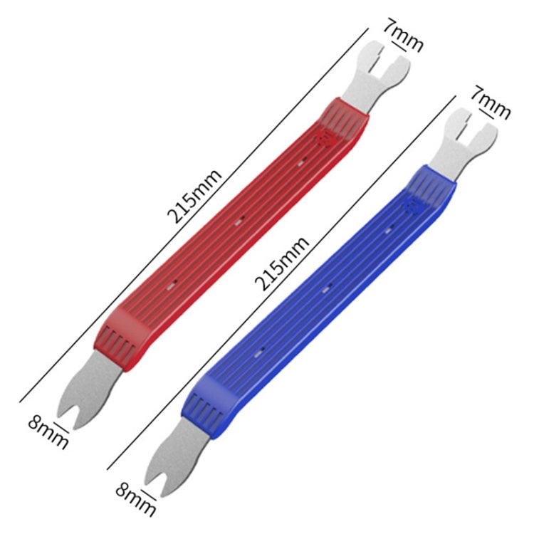 6-8 inch Short Car Door Panel Removal Rubber Buckle Screwdriver (Red) - HoMEdemic™ 