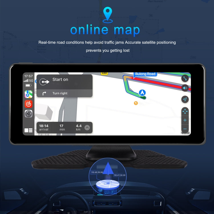6.86 Inch 4KDVR Smart Screen Player, Specification: Standard+Reversing Camera - HoMEdemic™ 