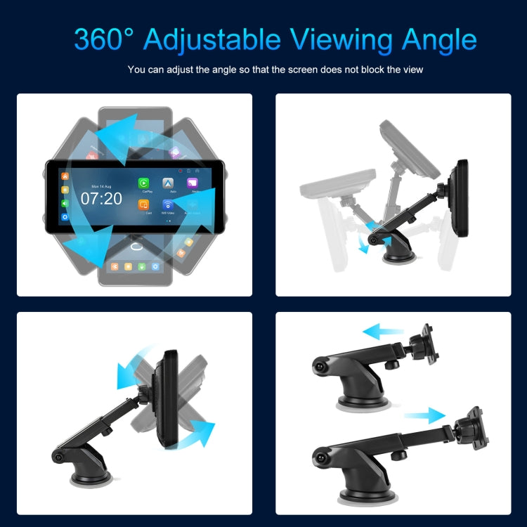 6.86 Inch 4KDVR Smart Screen Player, Specification: Standard+Reversing Camera - HoMEdemic™ 