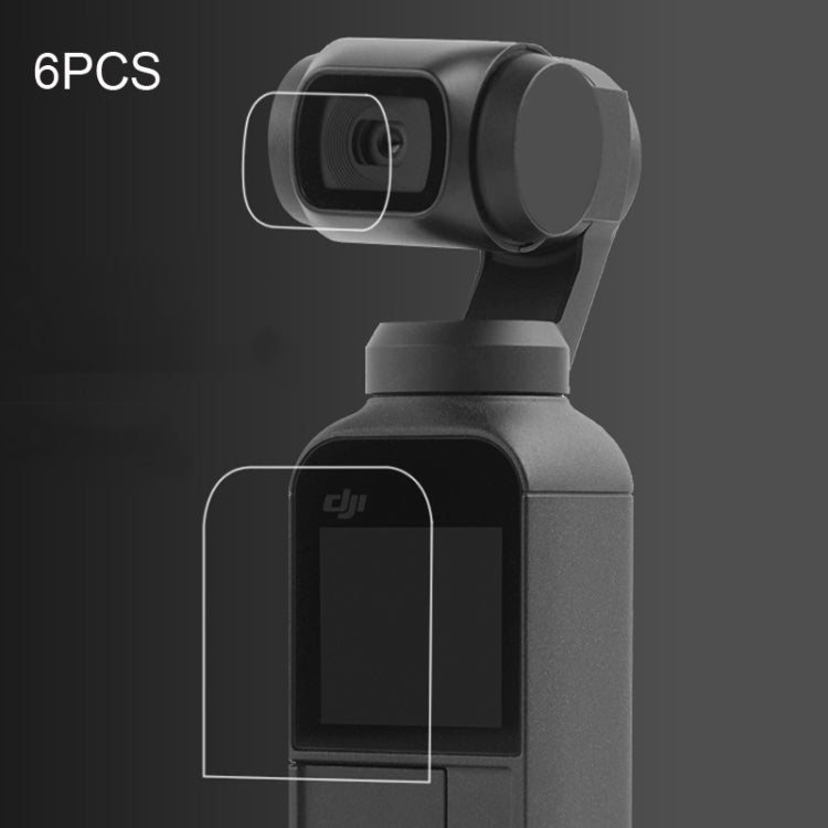 6 PCS HD Lens Protector + Screen Film for DJI OSMO Pocket Gimbal, HD Lens Protector - HoMEdemic™ 