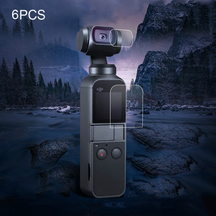 6 PCS Lens Protector + Screen Tempered Glass Film for DJI OSMO Pocket Gimbal, 6PCS Lens Protector - HoMEdemic™ 
