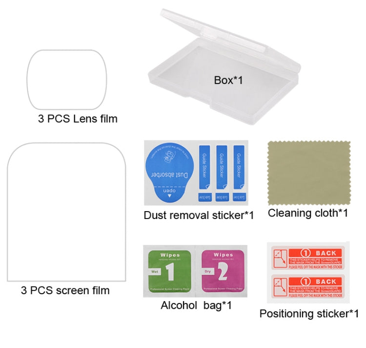 6 PCS Lens Protector + Screen Tempered Glass Film for DJI OSMO Pocket Gimbal, 6PCS Lens Protector - HoMEdemic™ 