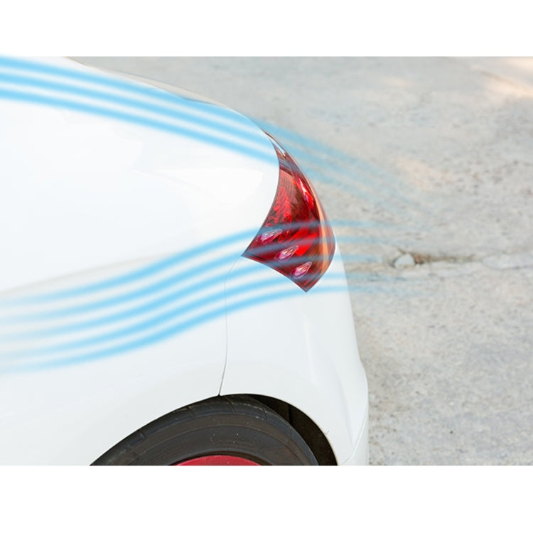 6 PCS Universal Resin Rear Spoiler Car Auto Rear Spoiler Exterior Rear Spoiler Kit Car Crash Strip Spoiler Routed Board Mute Rectifier Noise Reduction Spoiler - HoMEdemic™ 