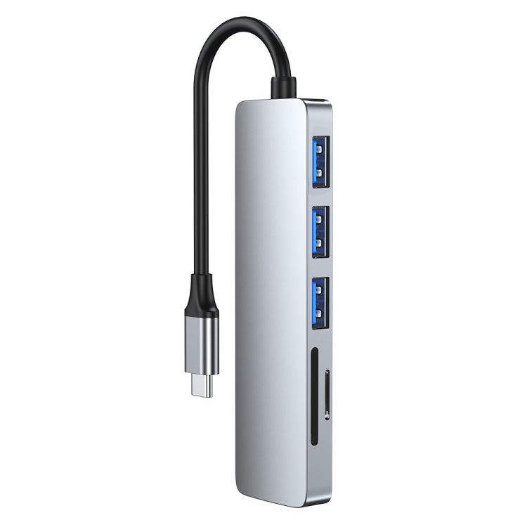 6-in-1 USB-C / Type-C to USB Docking Station HUB Adapter, 6 in 1 - HoMEdemic™ 