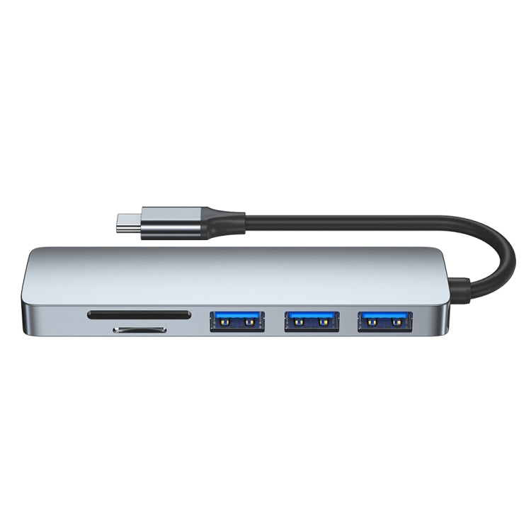 6-in-1 USB-C / Type-C to USB Docking Station HUB Adapter, 6 in 1 - HoMEdemic™ 