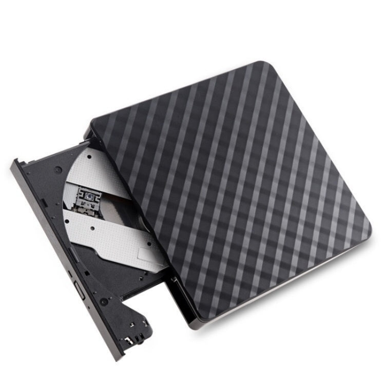 633 Rhombus Pattern USB3.0 Computer Laptop External Optical Drive Burner DVD Write(Black) - HoMEdemic™ 